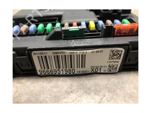 Fuse box PEUGEOT 207 (WA_, WC_) 1.6 HDi | BP20623394E1 