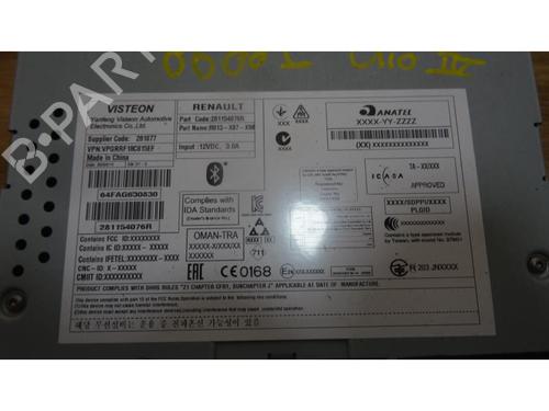 Radio RENAULT CLIO IV (BH_) 1.5 dCi 75 | BP13282017E6 