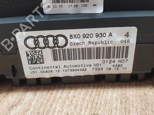 instrument-cluster-audi-a1-8x1-8xk-12-tfsi-8x0920930a-2010-2011-2012-2013-2014-2015-2016-2017-2018-2019-13261057 main image