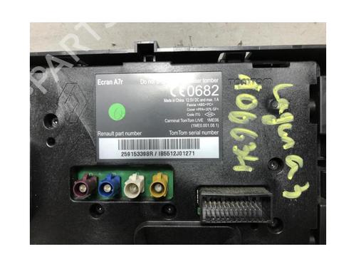 Display monitor RENAULT LAGUNA III (BT0/1) 1.5 dCi (BT00, BT0A, BT0T, BT1J) | BP20622354C48 