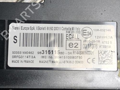 Control unit PEUGEOT EXPERT Van (V_) 1.5 BlueHDi 120 | BP31199717M11