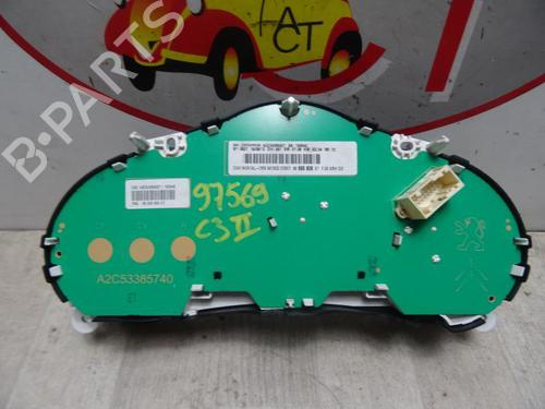 Instrument cluster CITROËN C3 II (SC_) 1.4 HDi 70 (SC8HZC, SC8HR0, SC8HP4) | BP12966397C47