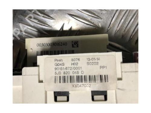Climate control SKODA FABIA II (542) 1.2 12V | BP26646006I5 