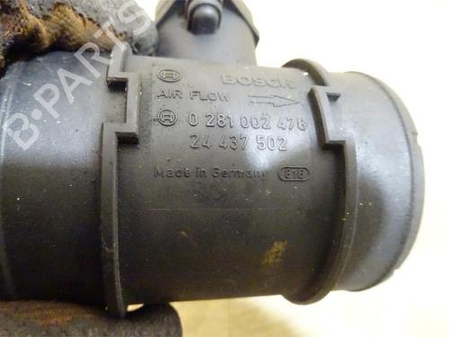 Mass air flow sensor OPEL ZAFIRA A MPV (T98) 2.2 DTI 16V (F75) | BP28334429M95 