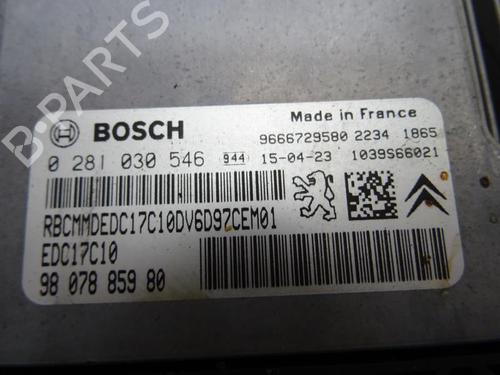Used Engine control unit (ECU) PEUGEOT PARTNER Box Body/MPV 1.6 HDi (90 hp) 13275192