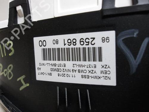 Instrument cluster PEUGEOT 208 I (CA_, CC_) 1.2 PureTech 82 | BP12978362C47 