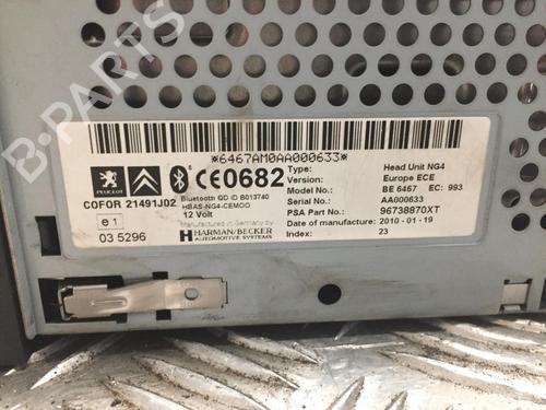 Radio PEUGEOT 5008 (0U_, 0E_) 2.0 HDi | BP31199208E6