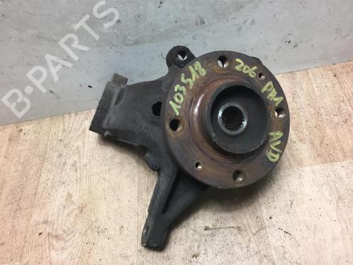 Used Right front steering knuckle PEUGEOT 206 Hatchback (2A/C) 1.6 i (89 hp) 27723826