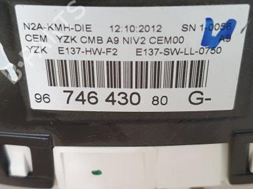 instrument-cluster-peugeot-208-i-ca_-cc_-16-hdi-9813869080-2012-2013-2014-2015-2016-2017-2018-2019-2020-12978350 main image