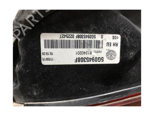 Left tailgate light VW GOLF VII (5G1, BQ1, BE1, BE2) 2.0 GTD | BP23036275C79