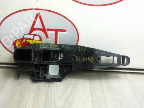 Used Rear left exterior door handle PEUGEOT 208 I (CA_, CC_) 1.2 VTI 82 (82 hp) 12962853