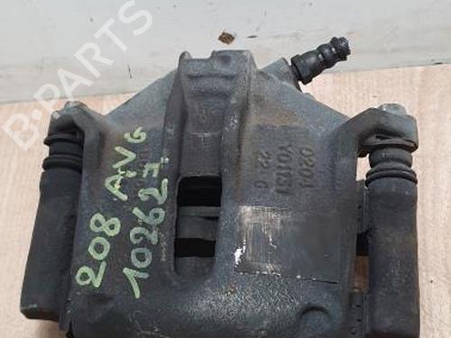 Used Left front brake caliper PEUGEOT 208 I (CA_, CC_) 1.4 HDi (68 hp) 13270916
