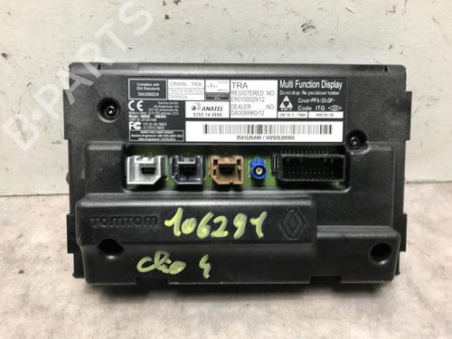 Used Display monitor RENAULT CLIO IV (BH_) 0.9 TCe 90 (BHNF, BHMA, BHMH, BHJK, BHJR) (90 hp) 25906363