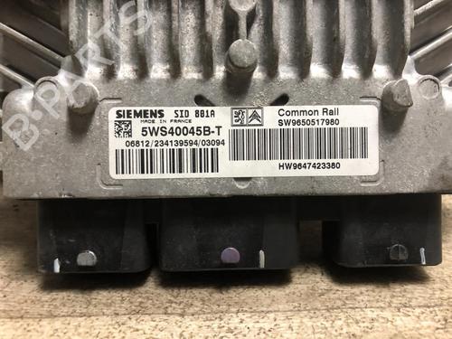 Engine control unit (ECU) PEUGEOT 307 (3A/C) 2.0 HDi 90 | BP20629792M57