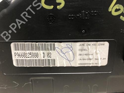 Instrument cluster CITROËN C3 I (FC_, FN_) 1.4 HDi | BP20613099C47