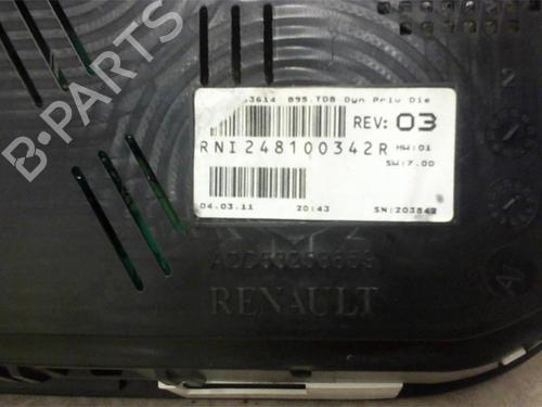 Instrument cluster RENAULT MEGANE III Hatchback (BZ0/1_, B3_) 1.5 dCi (BZ09, BZ0D, BZ1W, BZ29, BZ14) | BP12972564C47 