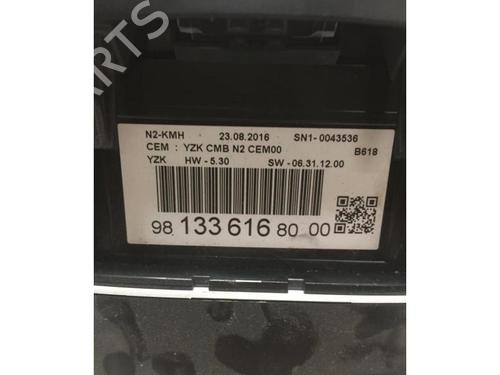 Instrument cluster CITROËN C3 III (SX) 1.6 BlueHDi 100 | BP24491515C47 