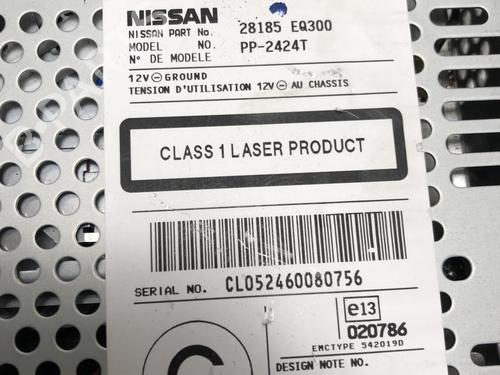 Radio NISSAN X-TRAIL I (T30) 2.2 dCi | BP31198122E6
