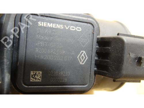 Mass air flow sensor RENAULT MEGANE III Hatchback (BZ0/1_, B3_) 1.5 dCi | BP28334427M95