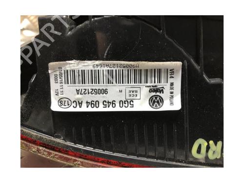 Right tailgate light VW GOLF VII (5G1, BQ1, BE1, BE2) 1.4 TSI | BP25306760C80 