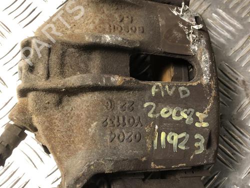 Used Right front brake caliper PEUGEOT 2008 I (CU_) 1.2 VTi (82 hp) 31332202