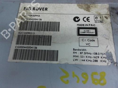 Radio ROVER 75 (RJ) 2.0 CDTi | BP12968188E6 