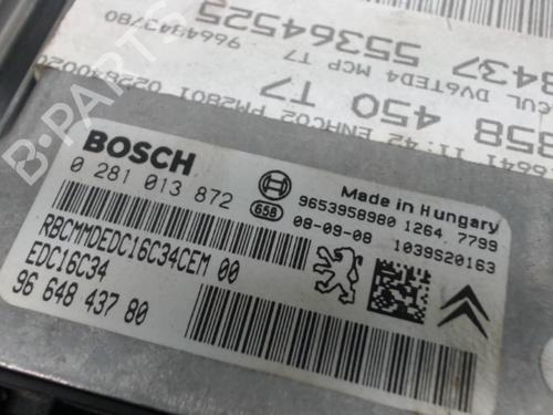Used Engine control unit (ECU) PEUGEOT 308 SW I (4E_, 4H_) 1.6 HDi (109 hp) 31195964