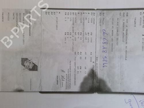 Steering column stalk DACIA LOGAN (LS_) 1.2 16V (LS1N, LS02, BS02) | BP31204520I23 