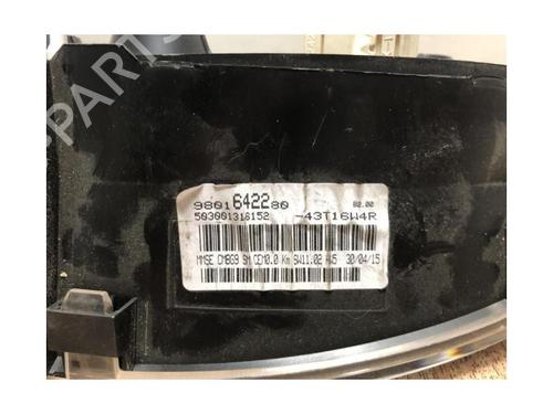 Instrument cluster PEUGEOT PARTNER Box Body/MPV 1.6 HDi | BP12978728C47 