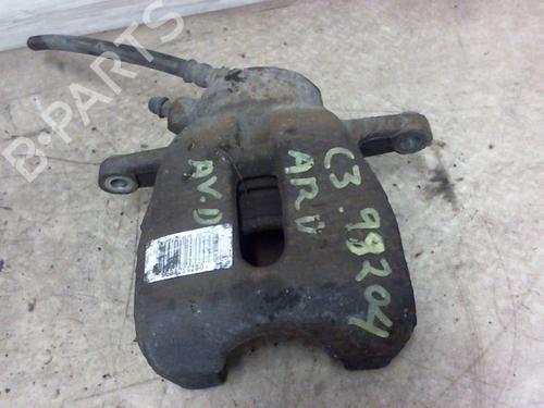 Used Right front brake caliper CITROËN C3 I (FC_, FN_) 1.4 HDi (68 hp) 20633367