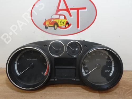 Used Instrument cluster PEUGEOT 308 I (4A_, 4C_) 1.6 HDi (92 hp) 13290210