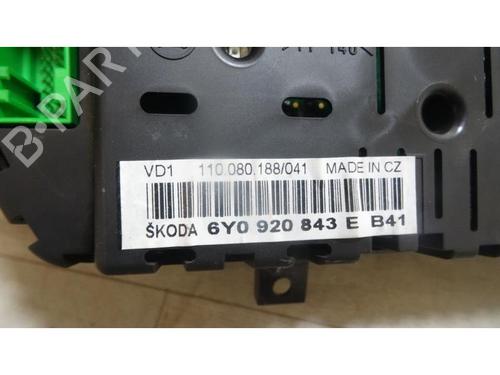 Compteur de vitesse SKODA FABIA I (6Y2) 1.4 TDI | BP13290247C47 