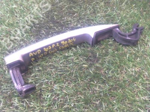 Used Front right exterior door handle PEUGEOT 207 (WA_, WC_) 1.4 HDi (68 hp) 12968411