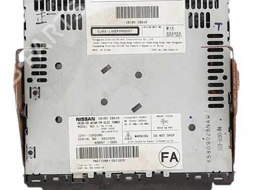 Radio NISSAN NAVARA NP300 (D40) 2.5 dCi 4WD | BP36262763E6  - Image 5