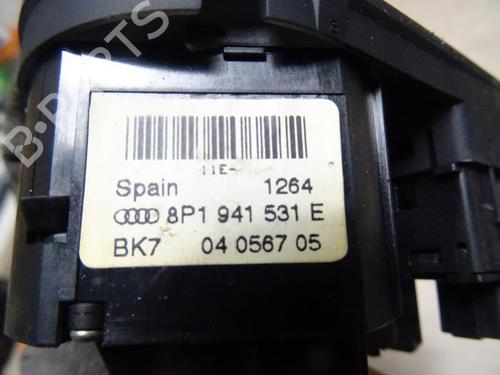 Used Headlight switch AUDI A3 (8P1) 2.0 TDI 16V (140 hp) 23067594