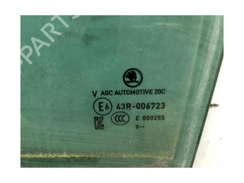 Rear left door window SKODA SCALA (NW1) 1.0 TSI | BP23036226C20 