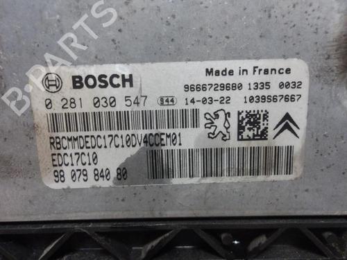 Used Engine control unit (ECU) CITROËN C3 II (SC_) 1.4 HDi 70 (SC8HZC, SC8HR0, SC8HP4) (68 hp) 28685805
