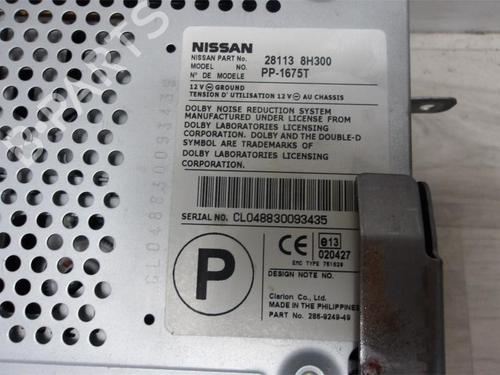 Radio NISSAN X-TRAIL I (T30) 2.2 Di 4x4 | BP13282124E6
