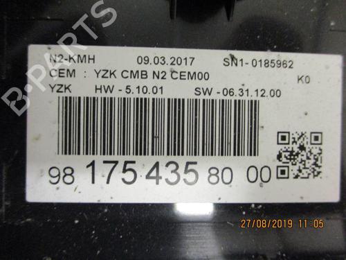 Instrument cluster CITROËN JUMPY III Van (V_) 1.6 BlueHDi 95 | BP13290128C47