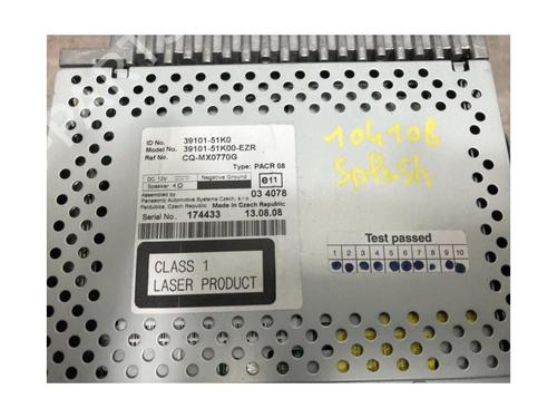 Bilradio SUZUKI SPLASH (EX) 1.0 (A5B310) | BP20628455E6 