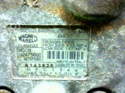 AC compressor FIAT PUNTO (188_) 1.2 16V 80 (188.233, .235, .253, .255, .333, .353, .639,... | BP12968480M34 