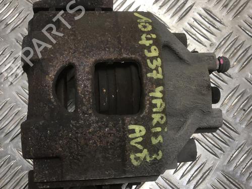 Used Right front brake caliper TOYOTA YARIS (_P9_) 1.4 D-4D (NLP90_, NLP90R) (90 hp) 23036912