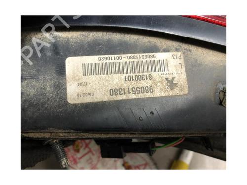 Left tailgate light PEUGEOT 3008 I MPV (0U_) 1.6 BlueHDi 120 | BP20634218C79 