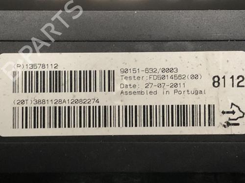Control unit OPEL ASTRA J (P10) 1.7 CDTI (68) | BP31198249M11 - Image 3