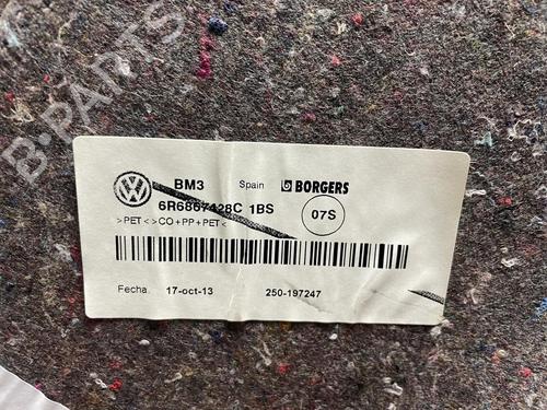 Used Boot lining VW POLO V (6R1, 6C1) 1.6 TDI (90 hp) 13135023