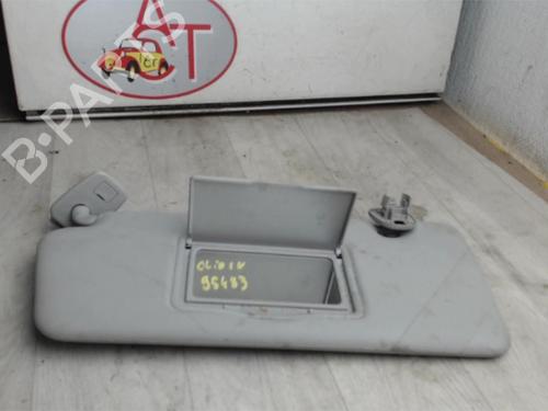 Left sun visor RENAULT CLIO IV (BH_) 1.5 dCi 75 | BP13286793I1 