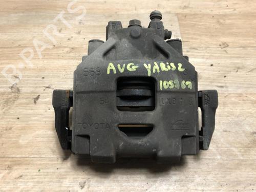 Used Left front brake caliper TOYOTA YARIS (_P9_) 1.3 VVT-i (SCP90_, SCP90R) (87 hp) 20613469