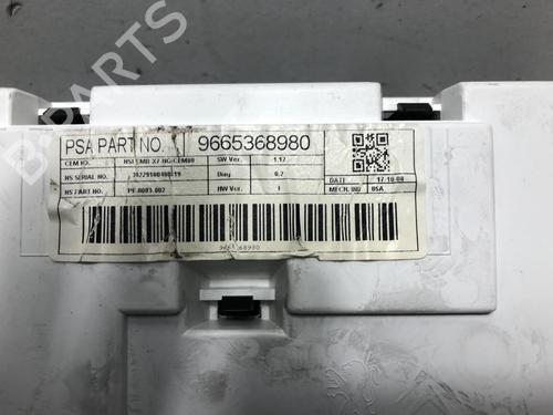Instrument cluster CITROËN C5 III (RD_) 1.6 HDi 110 (RD9HZC) | BP20614344C47 