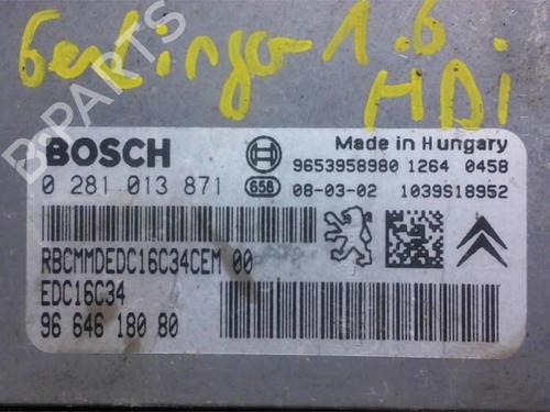 Engine control unit (ECU) CITROËN BERLINGO / BERLINGO FIRST Box Body/MPV (M_) 1.6 HDI 90 (MB9HX, MC9HX) | BP13275119M57 