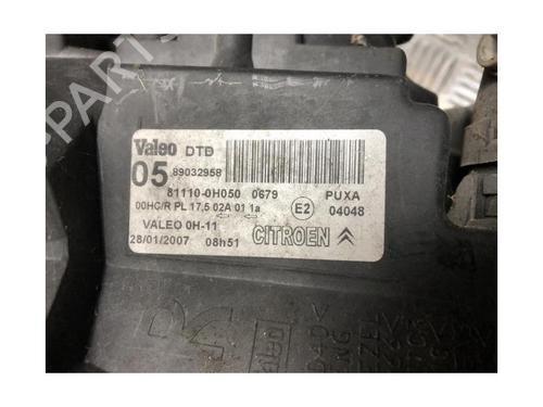 Right headlight CITROËN C1 (PM_, PN_) 1.4 HDi | BP26163806C29 